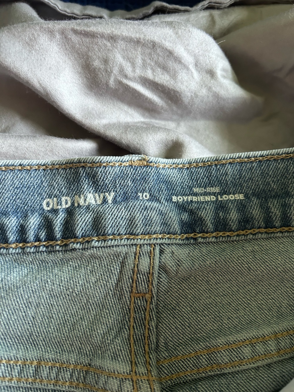 Old Navy Light Blue Boyfriend Loose Jeans - Picture 2 of 2